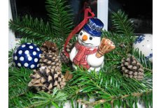 Snemand i motiv 1 Hjde 11 cm.