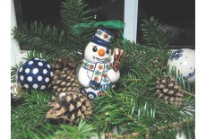 Snemand i motiv 4 Hjde 11 cm.