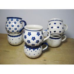  6 forskellige krus 30 cl