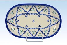 Hndmalet fad 27,5 cm - Nostalgi b211