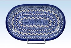 Hndmalet fad 27,5 cm - Nostalgi c18