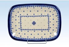 Hndmalet fad 33,5 cm - Nostalgi c8