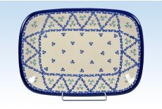 Hndmalet fad 33,5 cm - Nostalgi b211