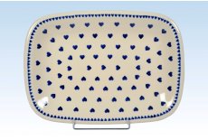 Hndmalet fad 33,5 cm - Nostalgi 10