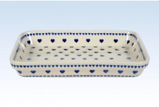 Hndmalet fad 30 cm - Nostalgi 10