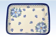 Hndmalet fad 30 cm - Nostalgi c28