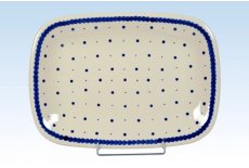 Hndmalet fad 33,5 cm - Nostalgi 1