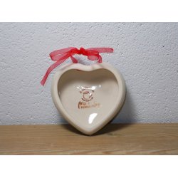 Julehjerte Nostalgi 09 hjde 9 cm