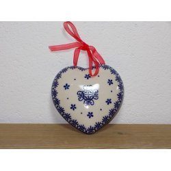 Julehjerte Nostalgi c8 hjde 9 cm