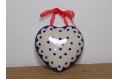 Julehjerte Nostalgi 08 hjde 9 cm