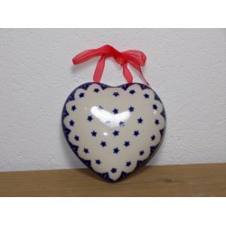 Julehjerte Nostalgi 08 hjde 9 cm