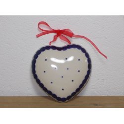 Julehjerte Nostalgi 09 hjde 9 cm