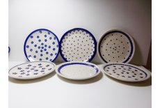 6 blandede Kage Tallerkener 16 cm.